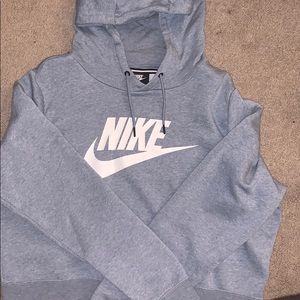 cropped nike sweatshirt
